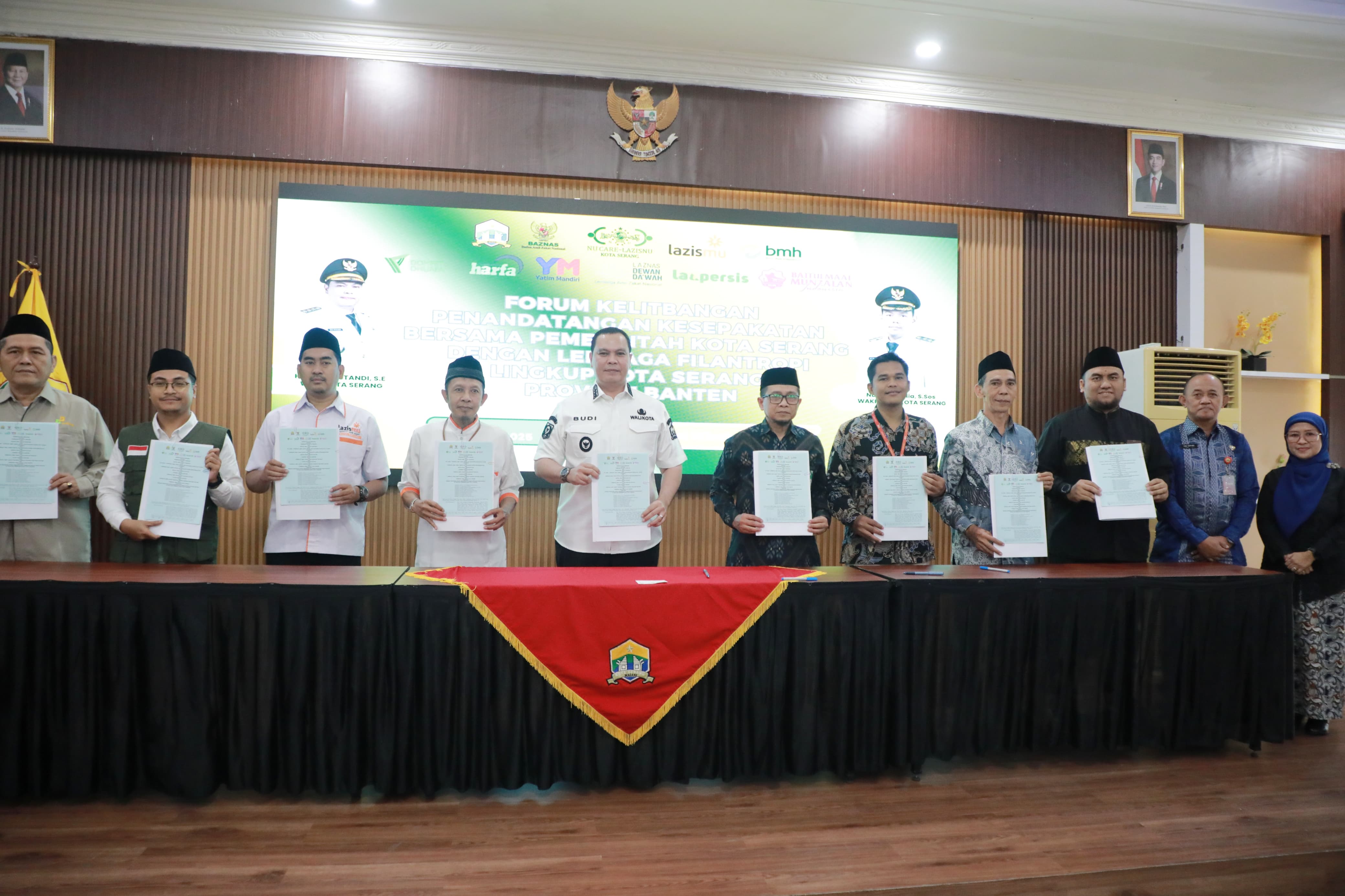 PEMKOT SERANG TANDATANGANI KESEPAKATAN STRATEGIS DENGAN LEMBAGA FILANTROPI DAN PERGURUAN TINGGI