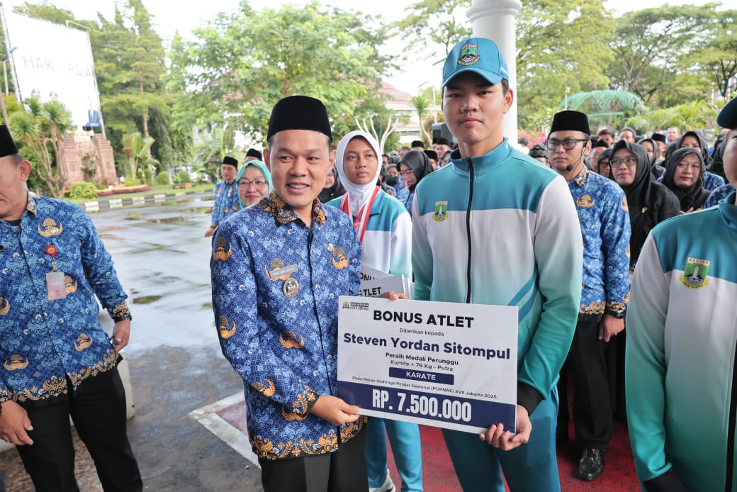 Pemkot Guyur Atlet Popnas Kota Serang dengan Dana Kadeudeh