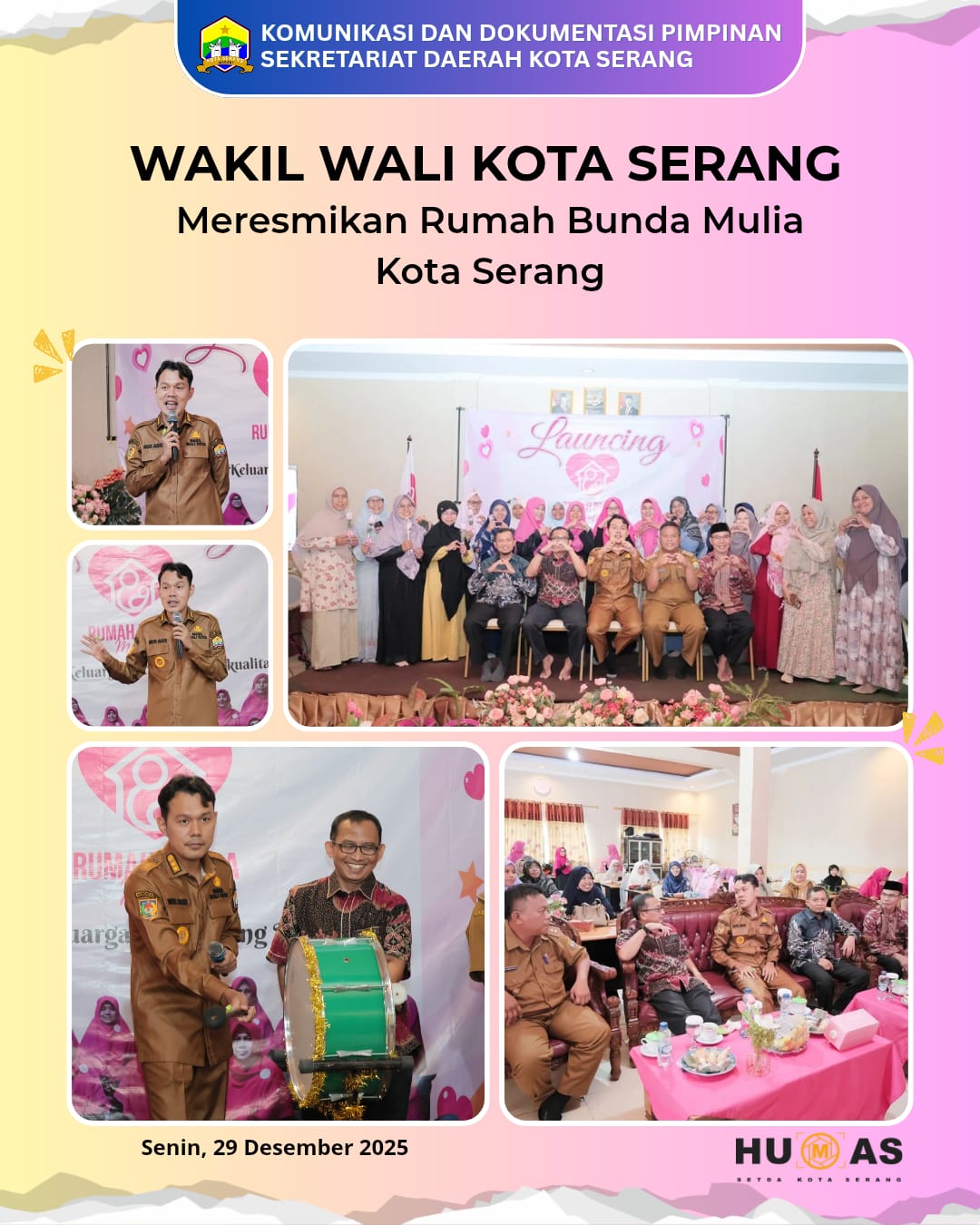 Resmikan Rumah Bunda Mulia, Nur Agis Aulia: Banyak Peran Dipundak Ibu Majukan Kota Serang Kedepan