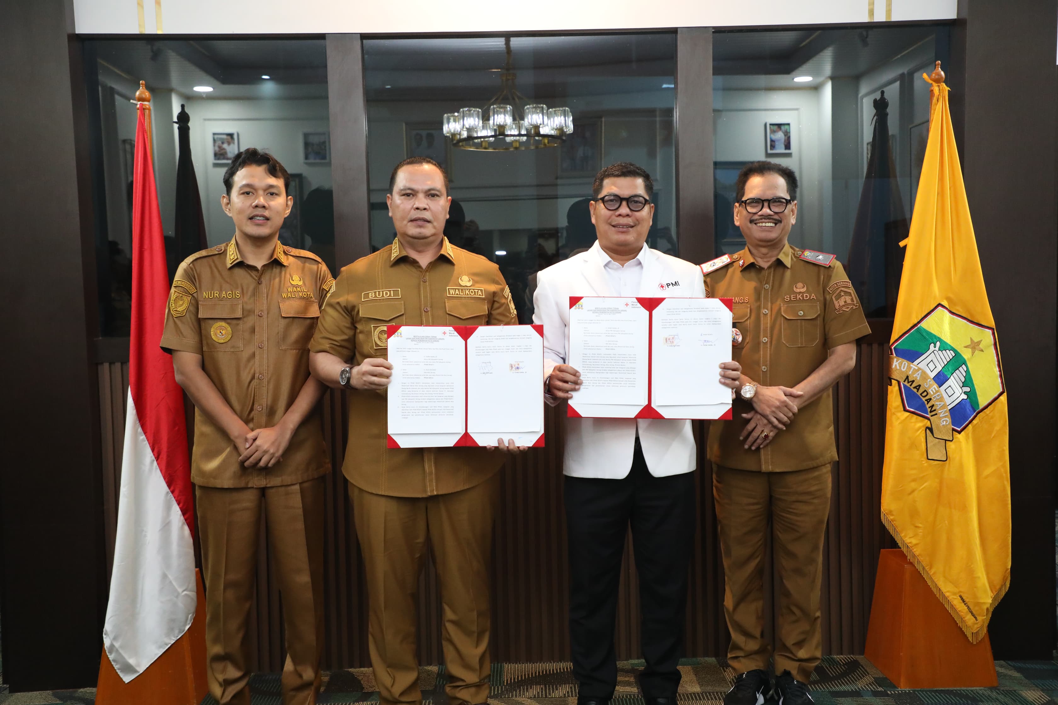 PMI Kabupaten Serang Serahkan Aset, Bukti Nyata Dukungan Pembangunan di Kota Serang