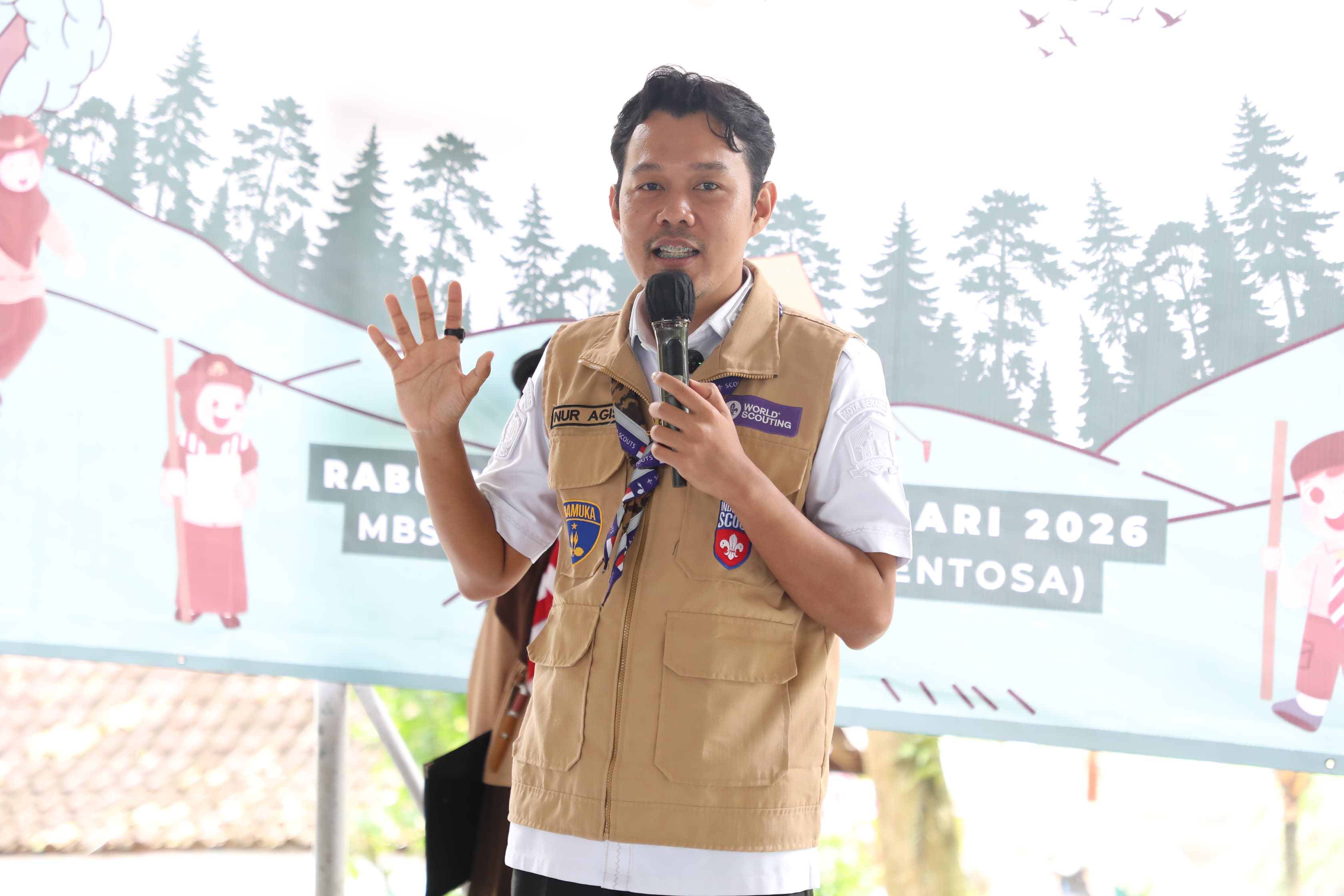 Wakil Wali Kota Serang Buka Super Scout Camp Peraka SD Persis Serang, Dorong Pembentukan Karakter Anak Sejak Dini
