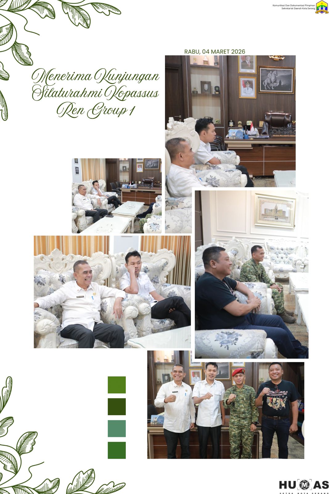 Pemkot Serang-Kopassus Perkuat Kerjasama di Bidang Olahraga Bersama Masyarakat