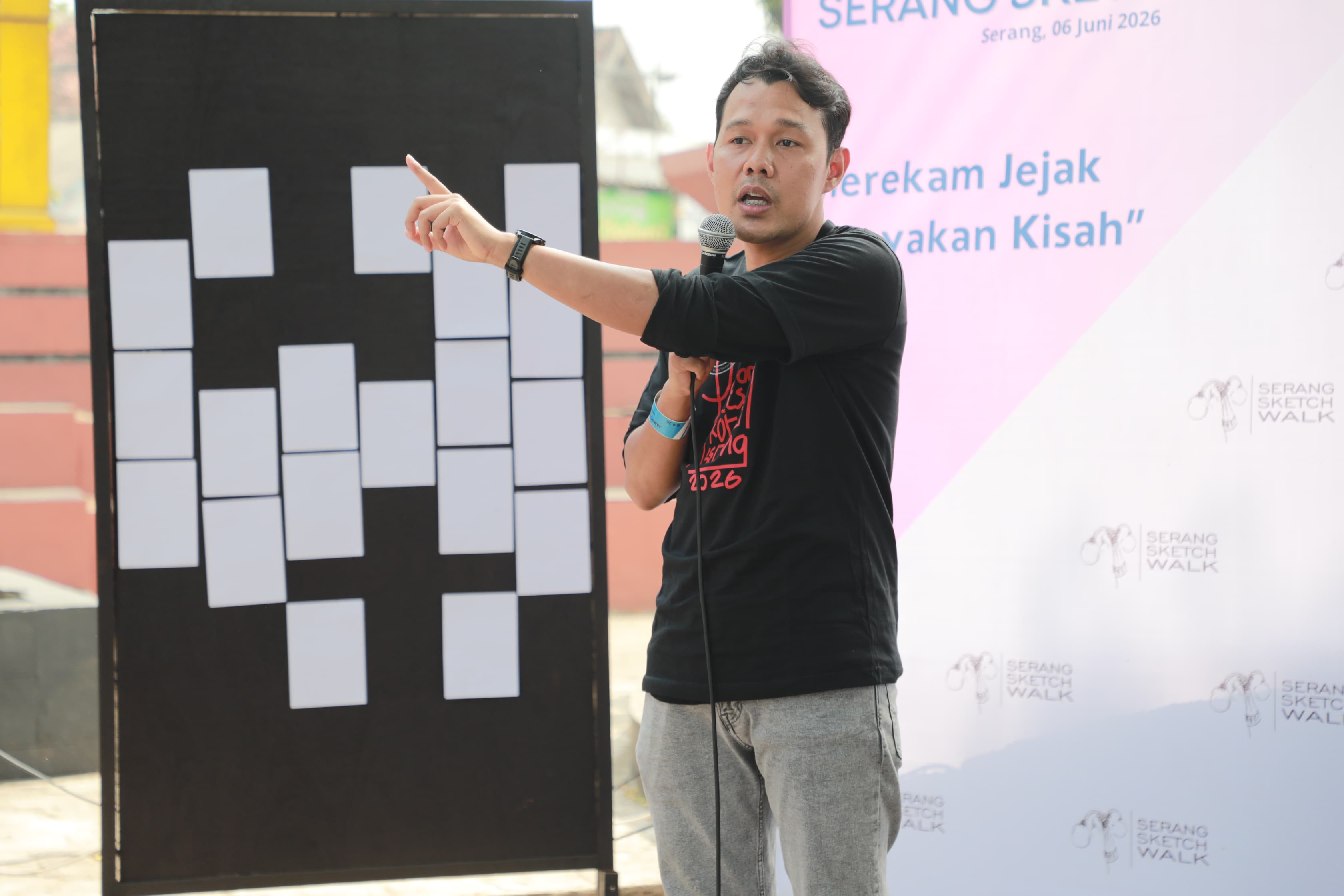 Keren, Buka Jambore Sketsa Serang Sketchwalk, Wawalkot Agis Komitmen Tidak Hanya Fokus Bangunan Fisik, Tapi Juga Rasa Nyaman