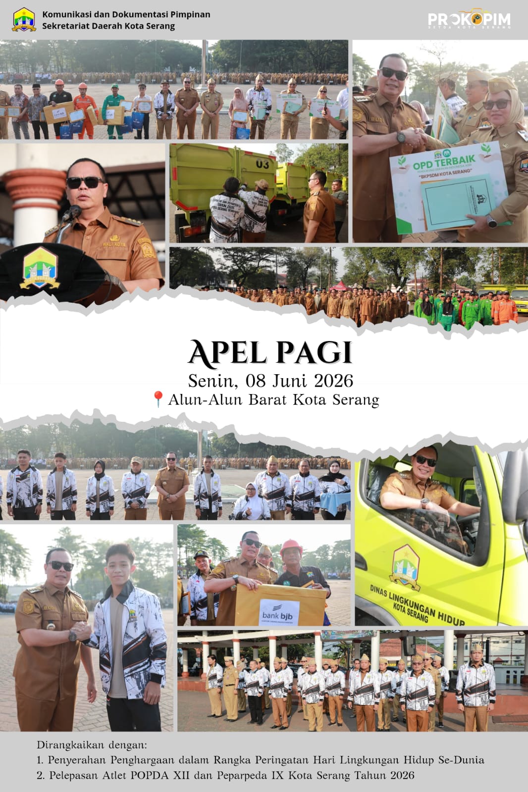 Kontingen Popda-Peparpeda Serang Dilepas, Target Tembus 3 Besar Banten 2026