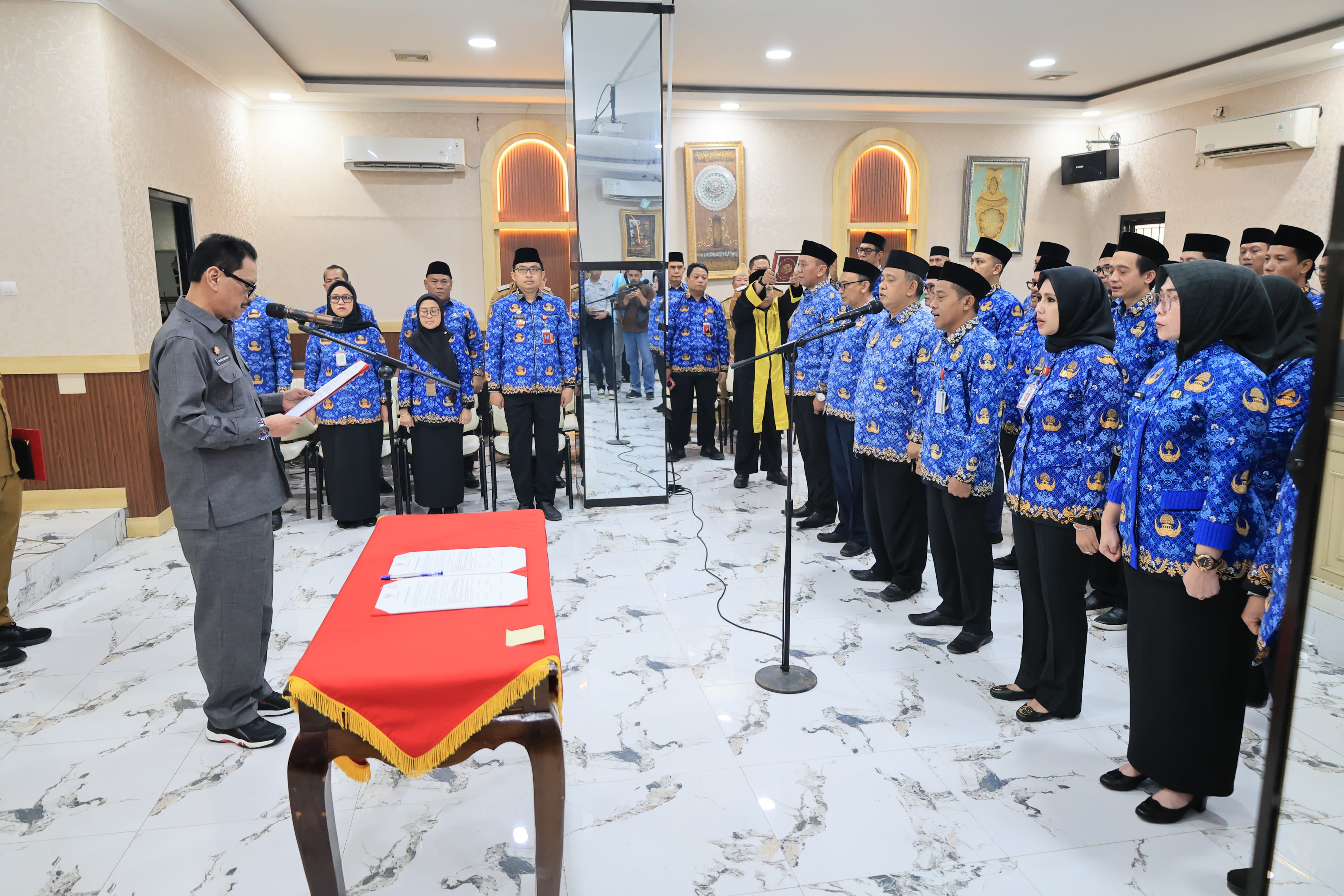 29 Pejabat Pemkot Serang Dilantik, Sekda: Jabatan adalah Amanah, Gerak Cepat Wujudkan Visi-Misi Wali Kota