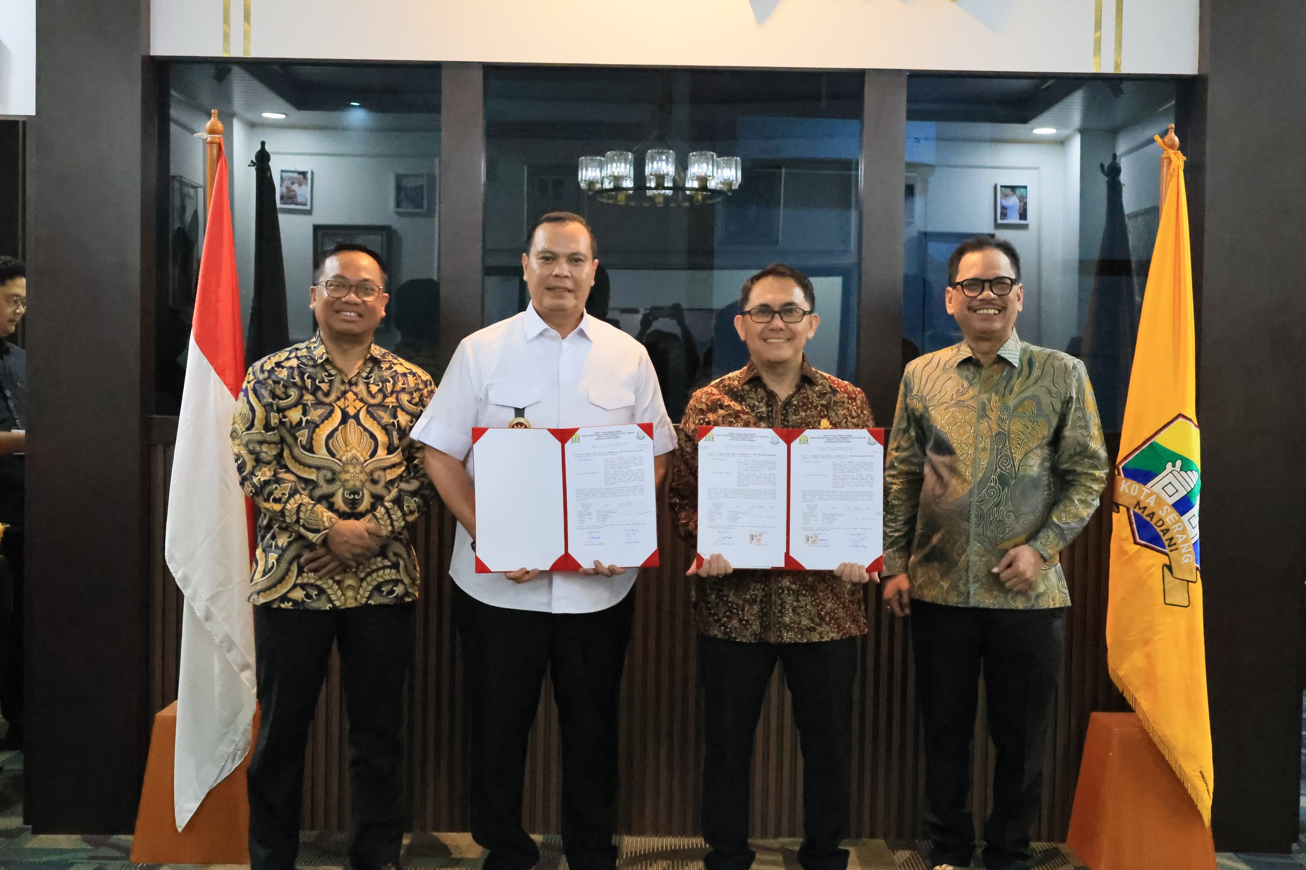Sinergi Pemkot dan Kejari Serang, Wali Kota Budi Rustandi Serahkan Hibah Lahan Pembangunan Rupbasan di Taktakan
