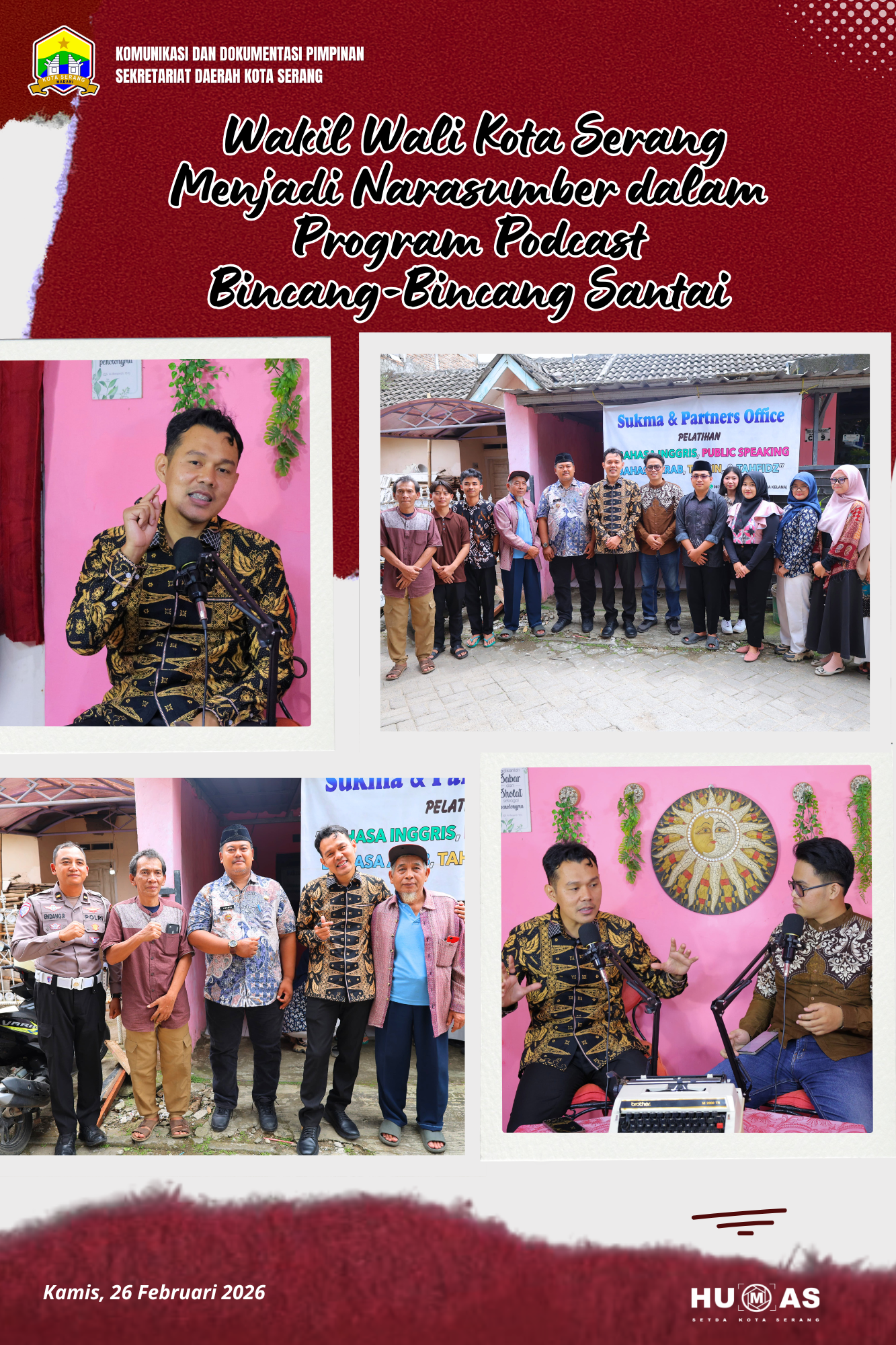 Pemkot Serang Dorong Penguasaan Bahasa Asing Dikalangan Masyarakat, Agis: Bukan Hanya Sarana Pendidikan, Tapi Dapat Ciptakan Peluang Usaha Baru